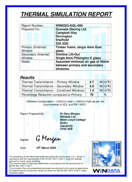 Lift Out Unit - Thermal Simulation Report