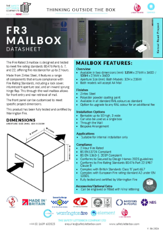 FR3 Mailbox Specification