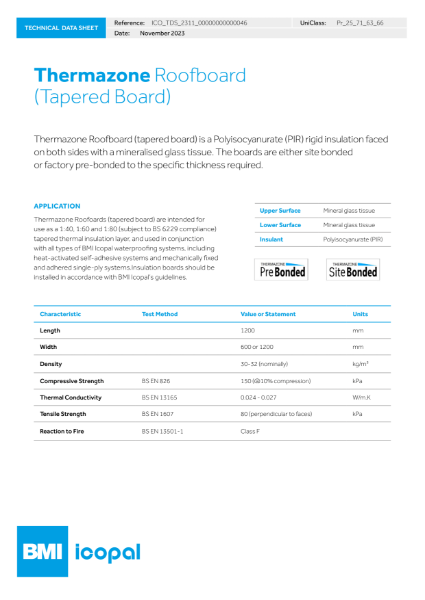 Thermazone Roofboard - Tapered Boards