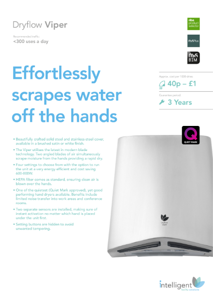 Dryflow Viper Hand Dryer