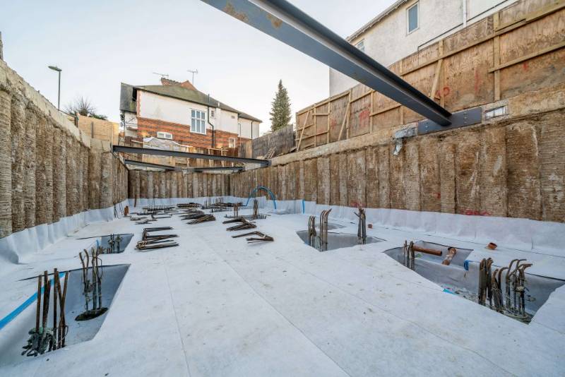 Waterproofing a Basement Office, London