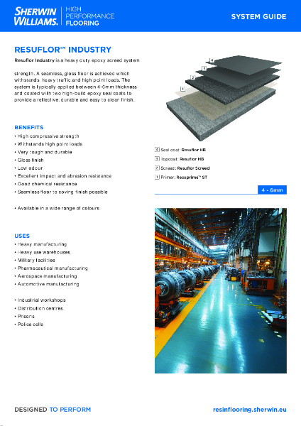 Resin Flooring System Resuflor™ Industry System Guide