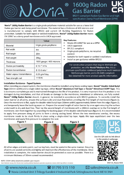 1600G Radon Datasheet