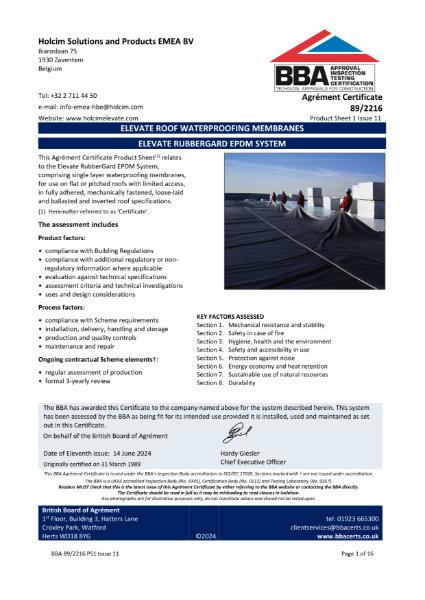 Elevate RubberGard EPDM Systems