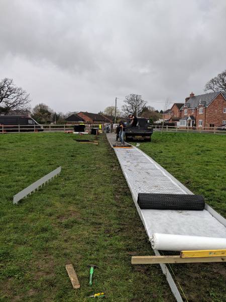 Public Gravel Pathway Install within Historic Grounds