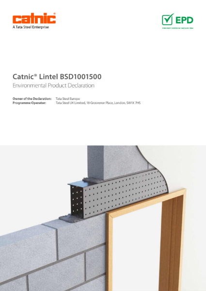 Catnic BSD100 Steel Box Lintel EPD
