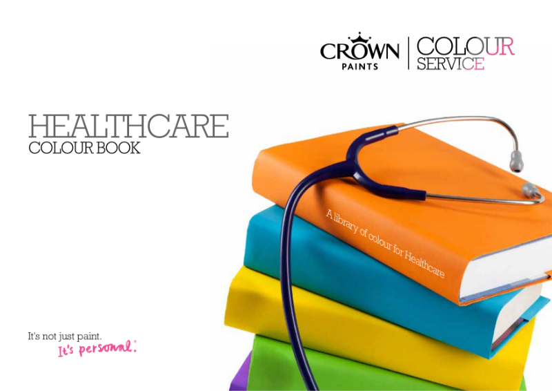 Crown Paints Healthcare colour book