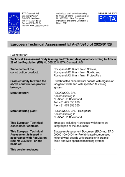 European Technical Approval (ETA)