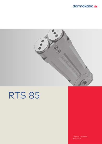 RTS 85 Transom Concelaed Door Closer