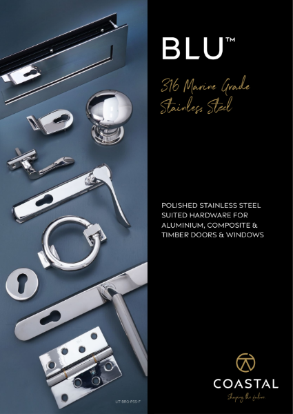 BLU Polished Stainless Steel Suited Hardware