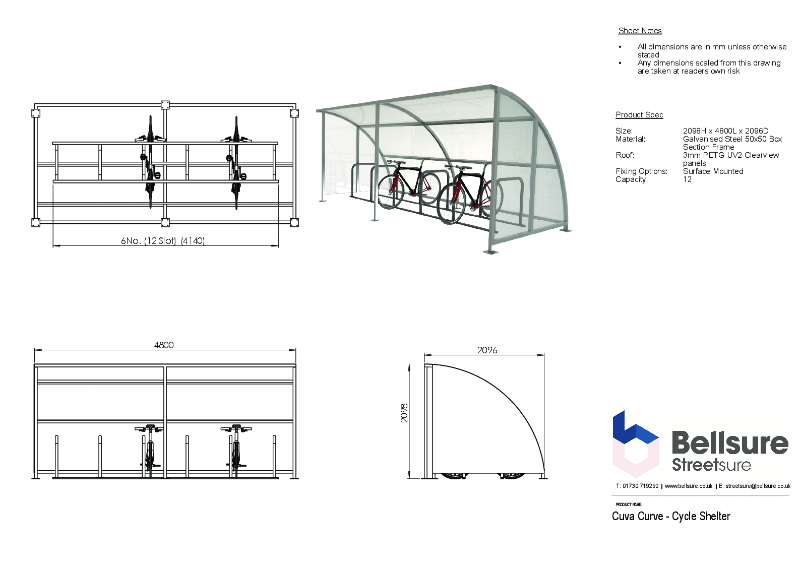 CuvaCurve Open Front Datasheet