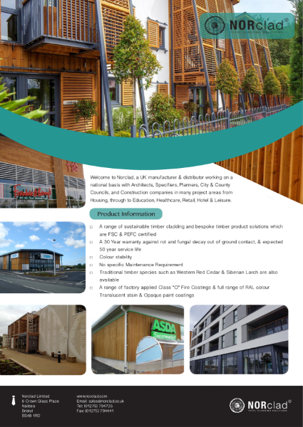 Norclad - Timber Cladding Profiles