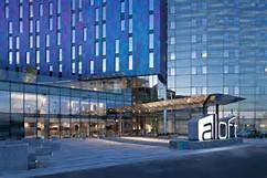 ExCel Exhibition Centre & Aloft Hotel, London