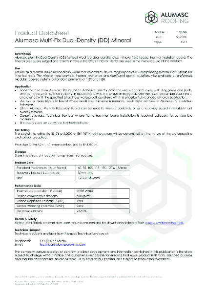 PD108FR-Alumasc Multi-fix Dual Density (DD) Mineral Wool | Alumasc ...