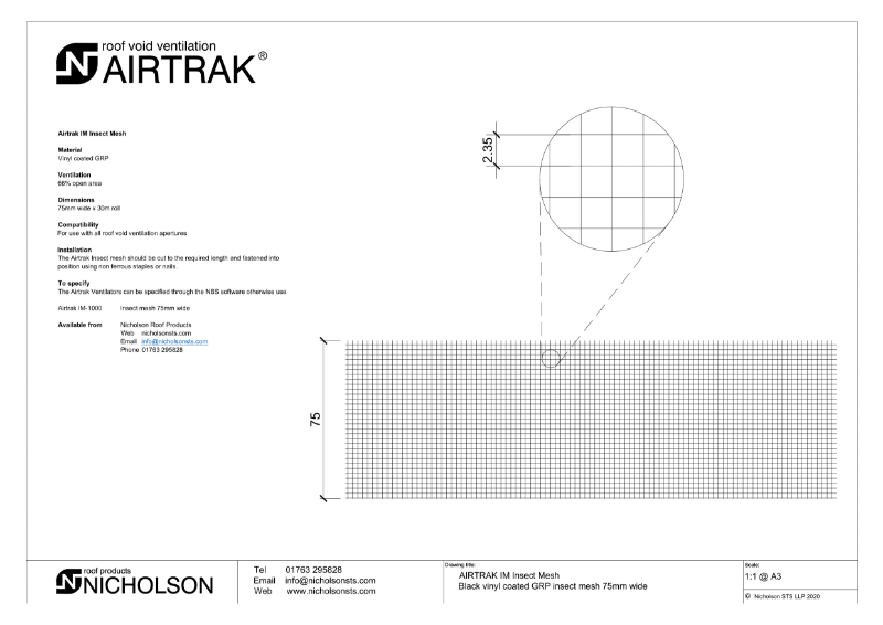 AIRTRAK IM Technical Data Sheet