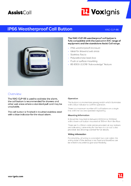 ViAC-CLP-66 Datasheet rev1