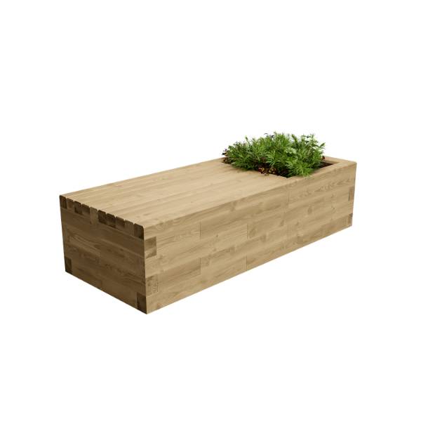 WoodBlocX McDui Planter Bench