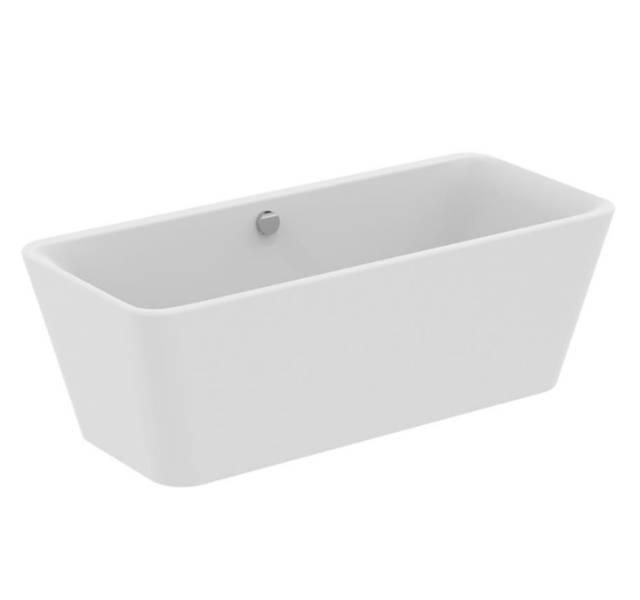 Tonic II 180 x 80 cm freestanding double ended bath with combined waste and filler