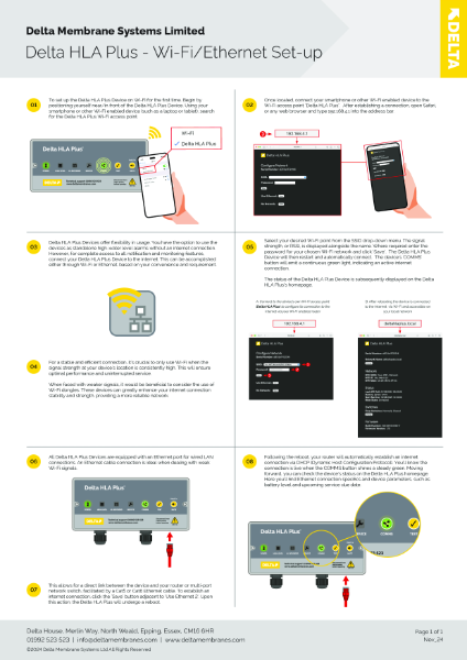 Setting up a Delta HLA Plus Alarm and Monitoring System