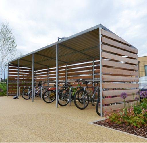 Grasmere Timber Clad Cycle Shelter