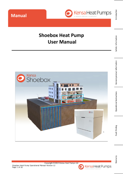 Shoebox Heat Pump User Manual