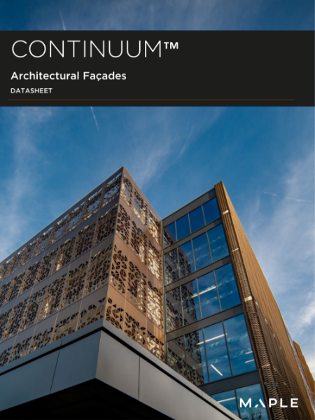 Continuum panel facade system - Technical datasheet