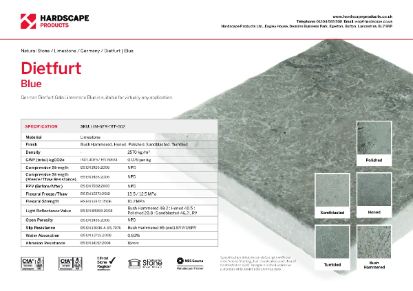 Dietfurt Blue Hardscape Datasheet