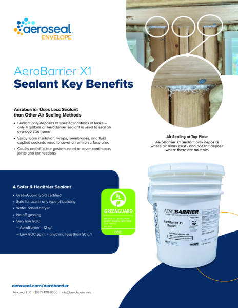 AeroBarrier UK - Key Benefits