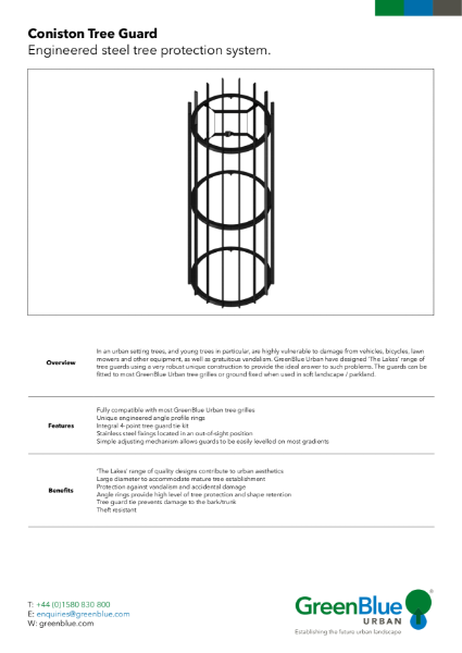 GBU Coniston Tree Guard Datasheet