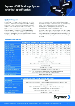 Brymec-HDPE Drainage-Technical Specification-271124