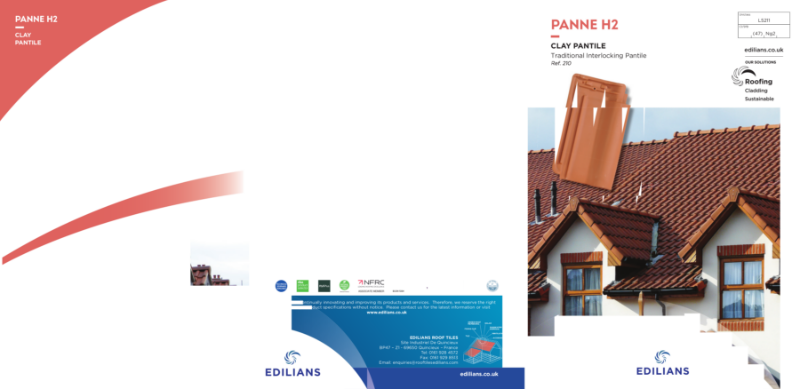 Edilians Panne H2 Clay Pantile