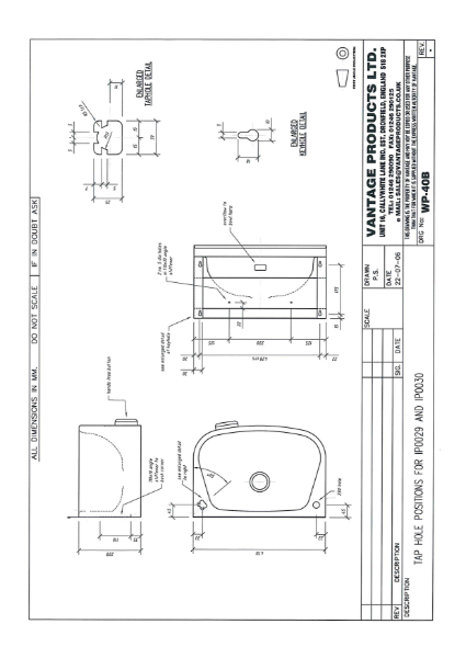 Drawing - WP40B