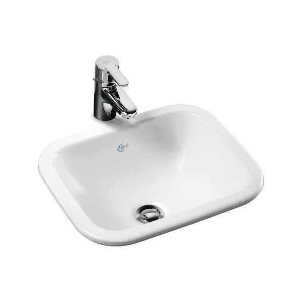 Concept Cube 42 cm Countertop Washbasin Ideal Standard (UK) Ltd NBS