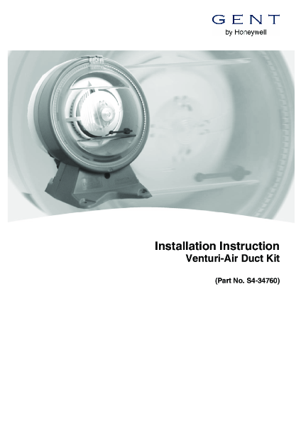 Honeywell Gent Duct Housing for S-Quad range of smoke sensors