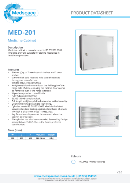 MED-201 - Medicine Cabinet