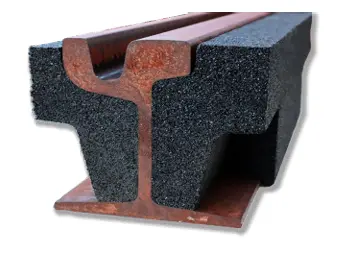 Isolgomma Rail Tracks - Vibration Insulation Mat
