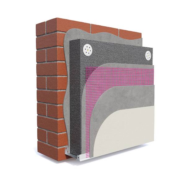 webertherm XM acrylic system (EPS) External Wall Insulation