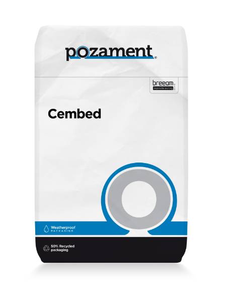 Pozament Cembed bedding mortar for precast construction