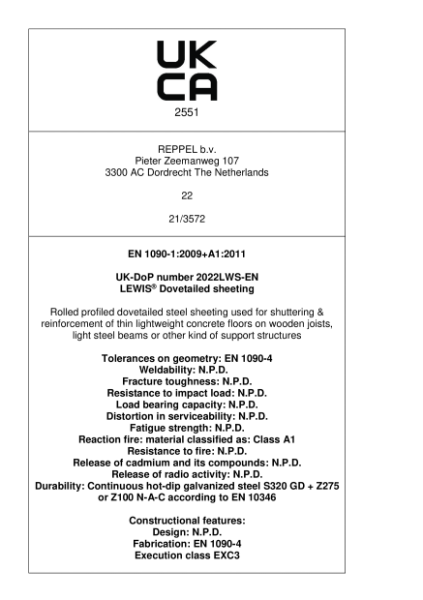 UK Conformity Assessed (UKCA)