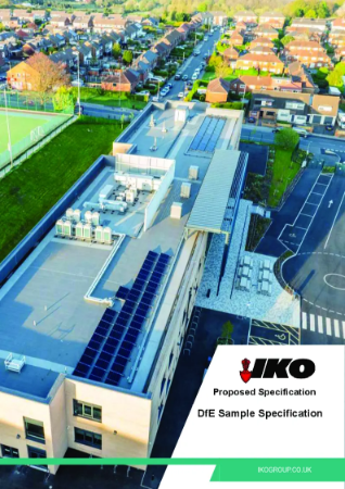 DfE Framework Sample Specification - IKO Armourplan PVC Warm Roof System