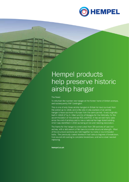 Cardington Hangar Case Study