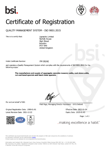 BSI - Quality Management ISO9001:2015