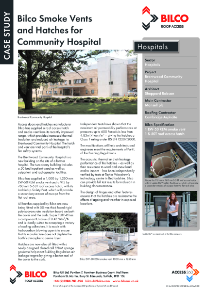 CASE STUDY - BRENTWOOD HOSPITAL