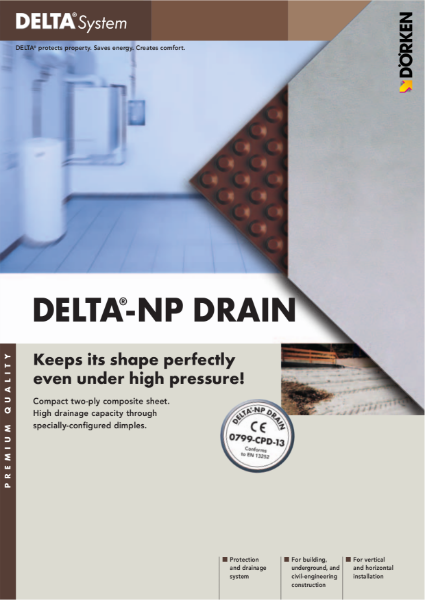 Delta-NP Drain Protection and Drainage System