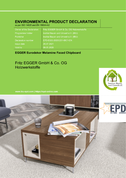 Environmental Product Declaration - Eurodekor MFC