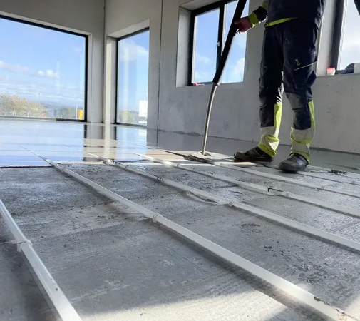 Gulvavretting og flytsparkling - Underlag