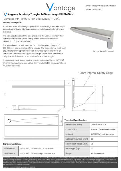 Product Data Sheet - VPST2400LH (02)