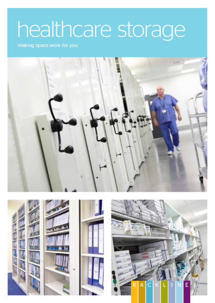 Healthcare Shelving and Storage Brochure - new for 2018