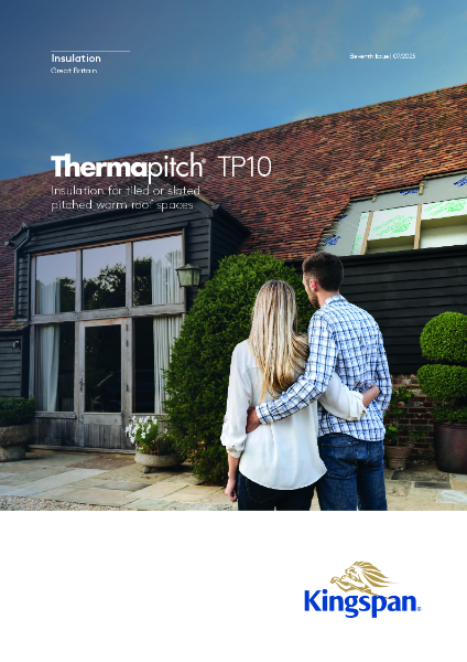 Kingspan Thermapitch TP10 brochure