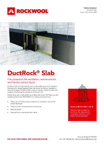 FirePro DuctRock Slab - Datasheet